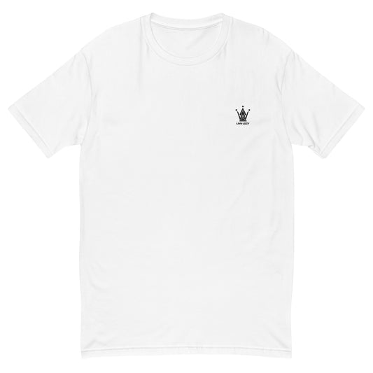 Pearl White Fitted Emblem Tee