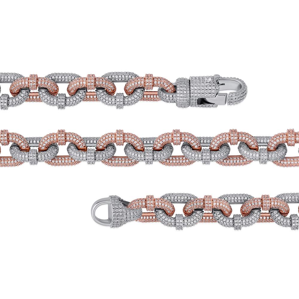 Micro Pave Miami Cuban Chain Bracelet