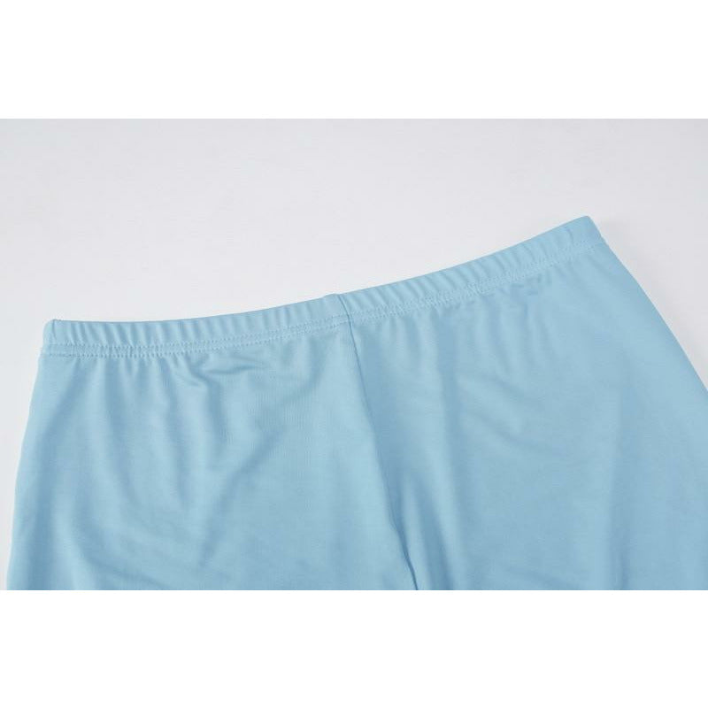 Drawstring crop top and leggings
