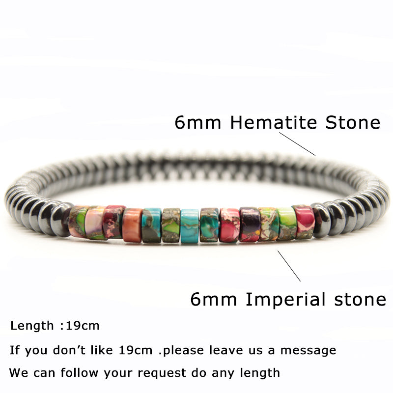 Natural Art Stone Bracelet