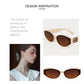 Glamour Oval Sunglasses