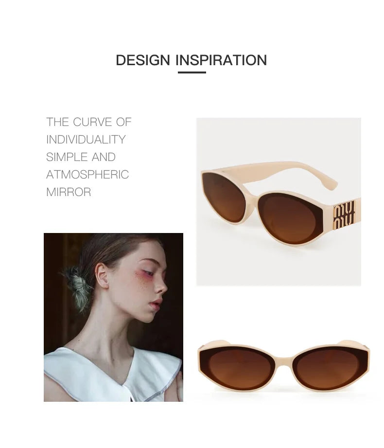 Glamour Oval Sunglasses