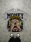 The new men's T-shirt for the summer of 2025 features a casual fashionable soft and breathable 3D letter pattern print