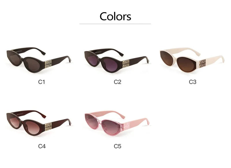 Glamour Oval Sunglasses