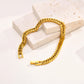 New Cuban Link Bracelet With Clasp