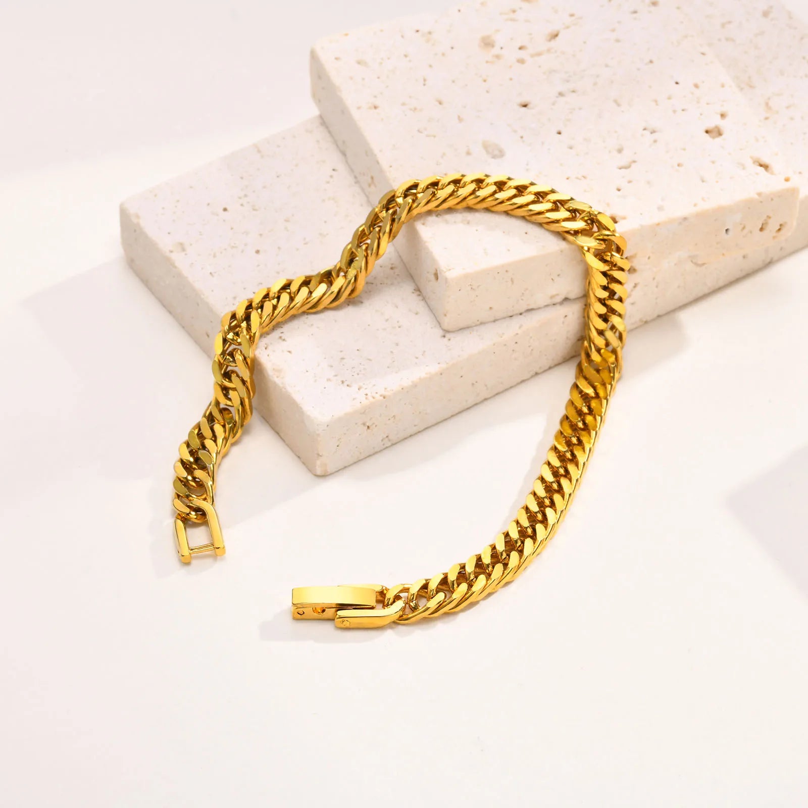 New Cuban Link Bracelet With Clasp