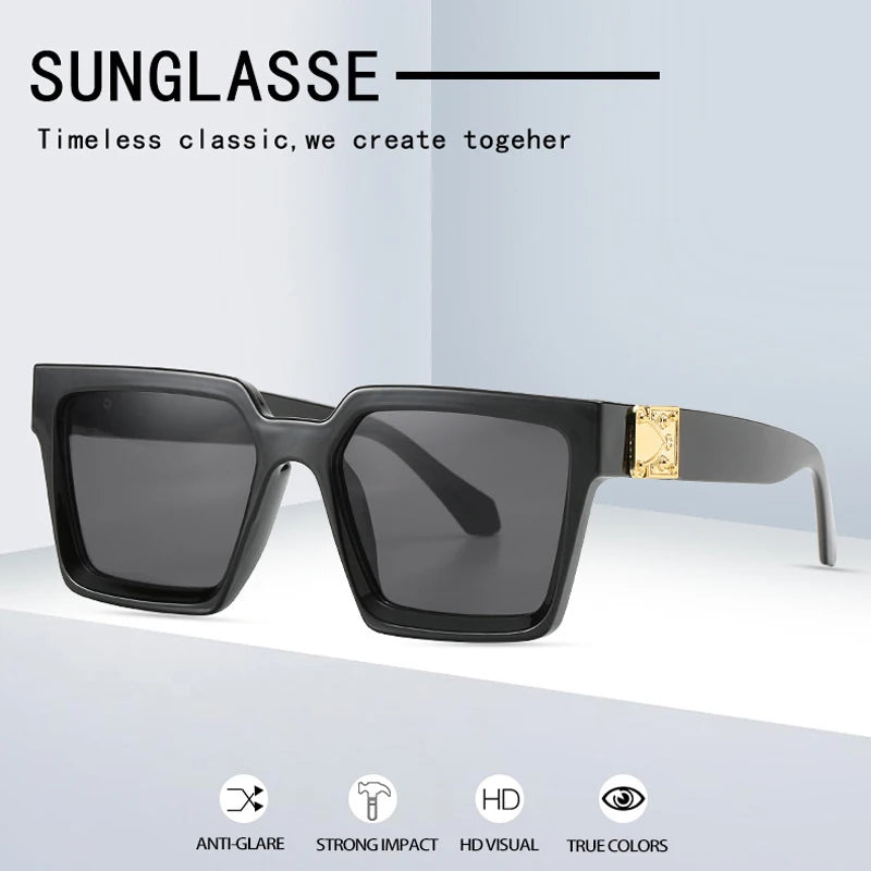 Retro Hint Of Gold Sunglasses