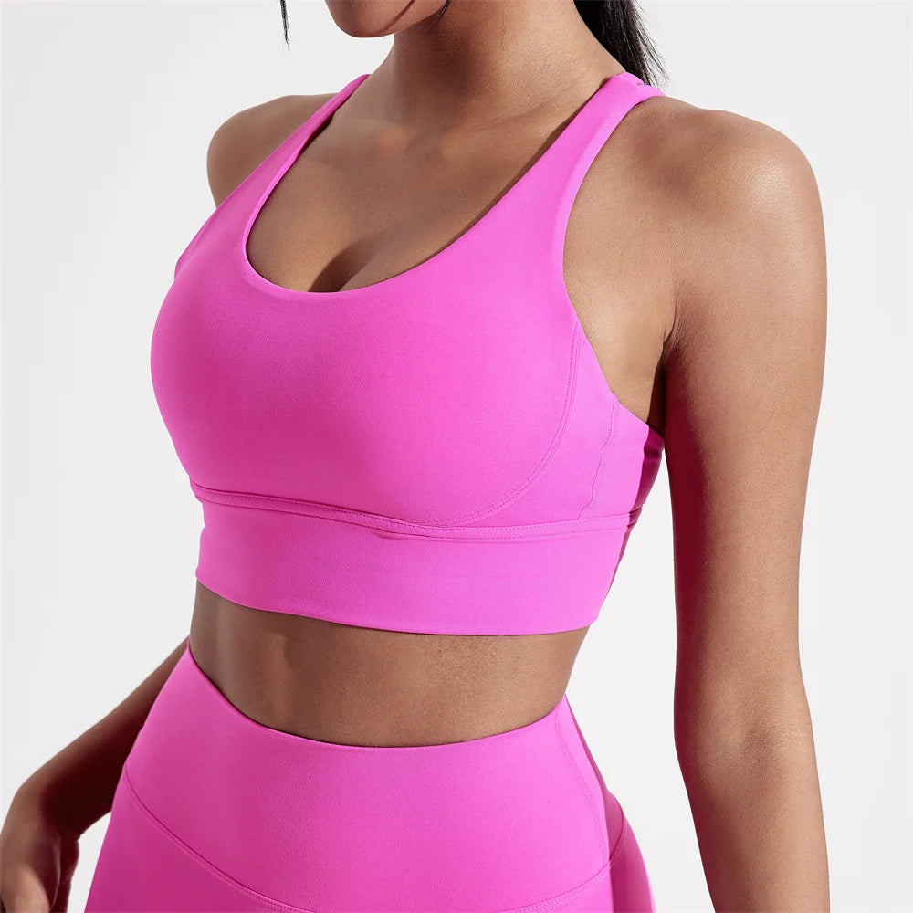 Double Cross Back Fitness Yoga Set
