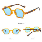 Vintage Polygon Square Sunglasses