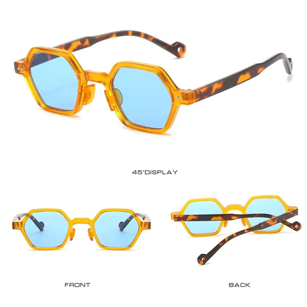 Vintage Polygon Square Sunglasses