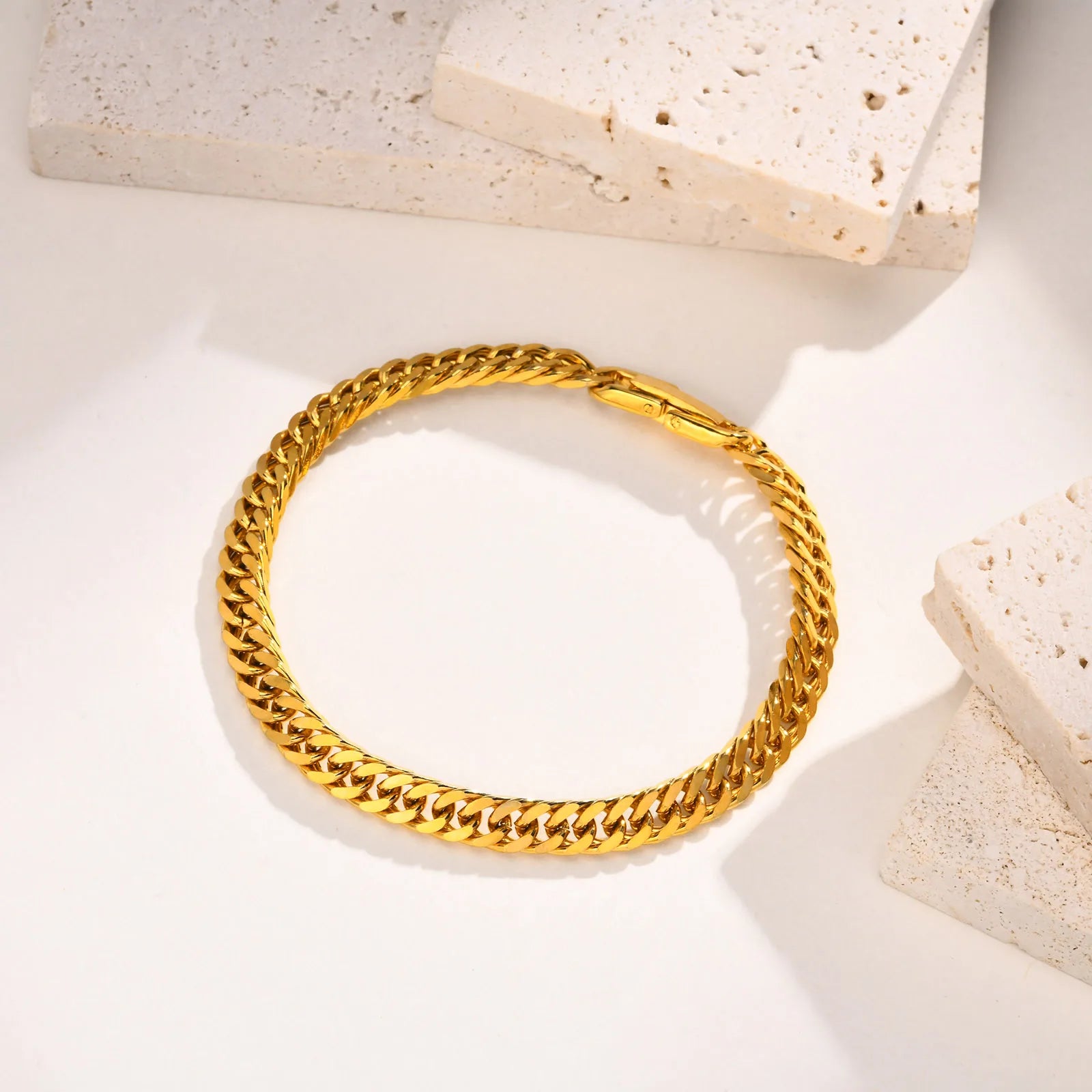New Cuban Link Bracelet With Clasp