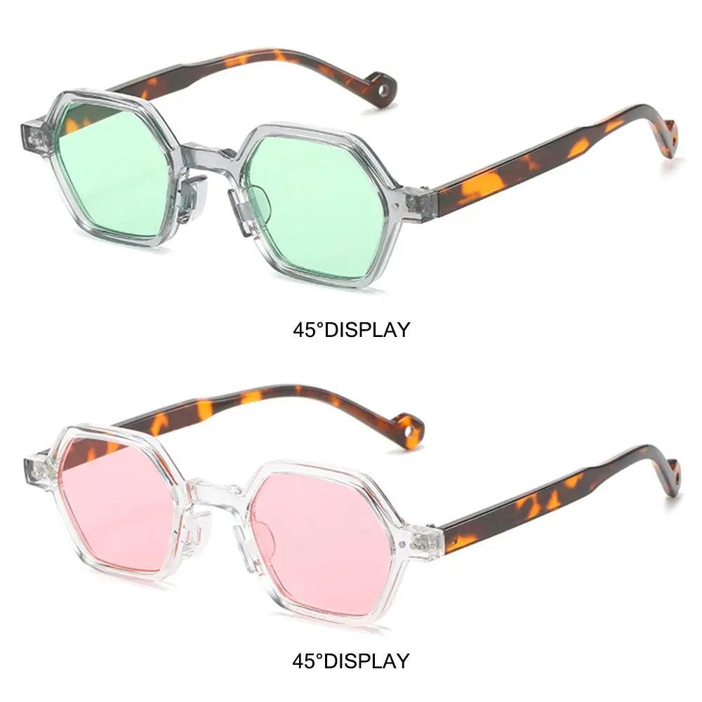 Vintage Polygon Square Sunglasses