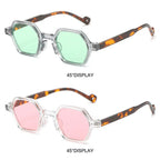 Vintage Polygon Square Sunglasses