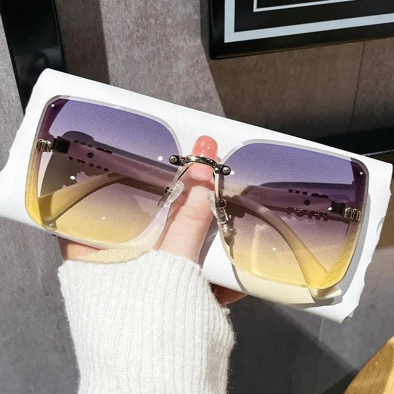 Vintage Rimless Sun Glasses