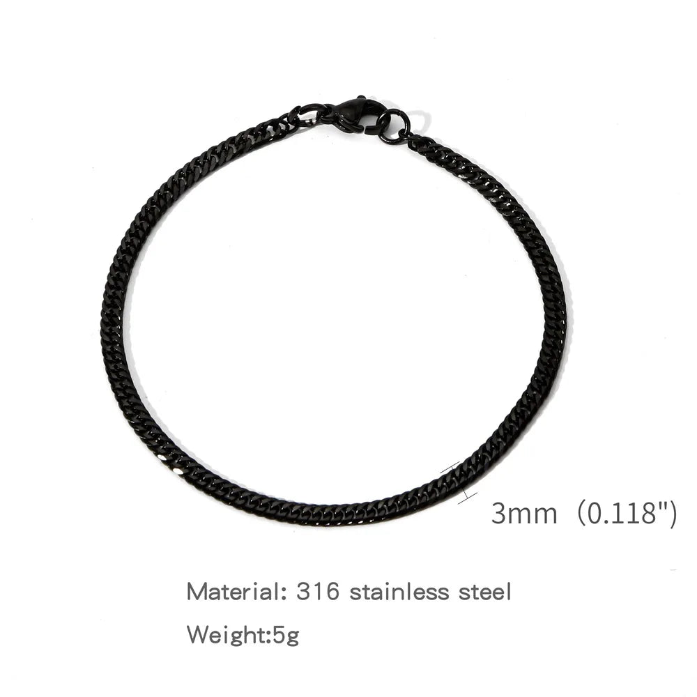 Simple Cuban Bracelet