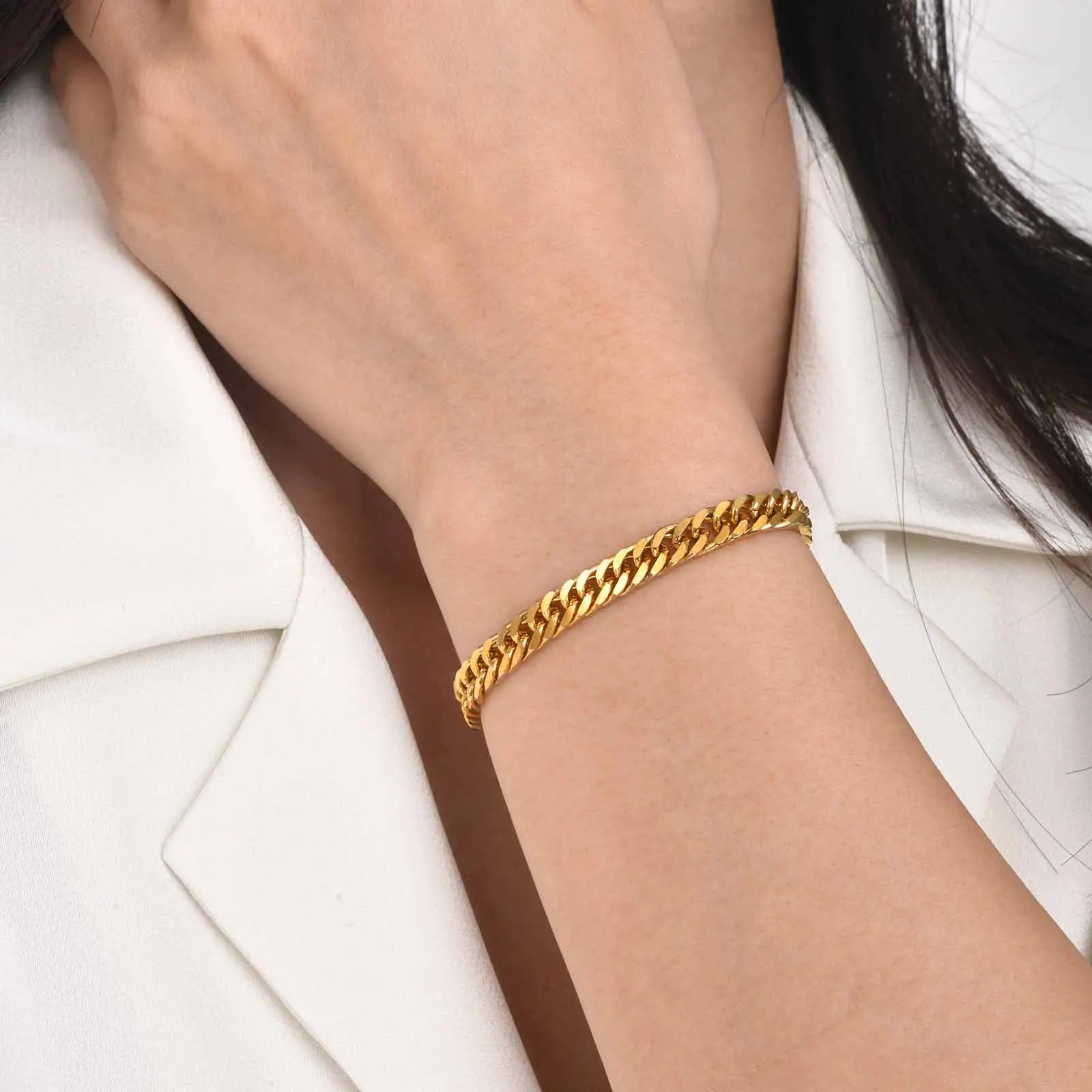 New Cuban Link Bracelet With Clasp