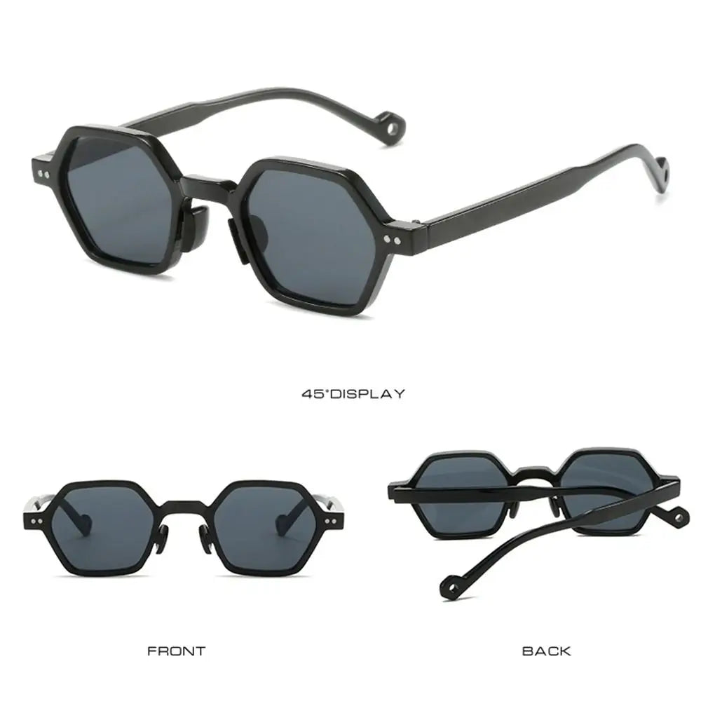 Vintage Polygon Square Sunglasses