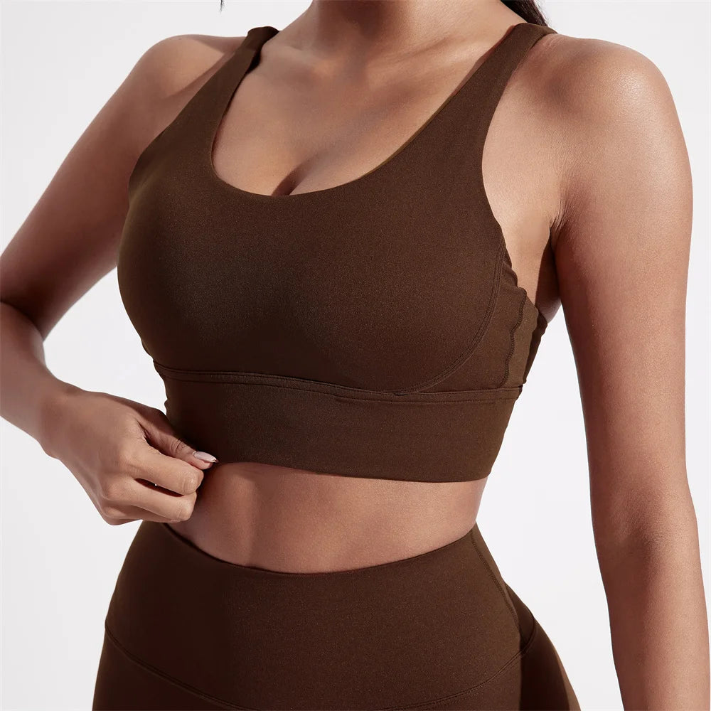 Double Cross Back Fitness Yoga Set