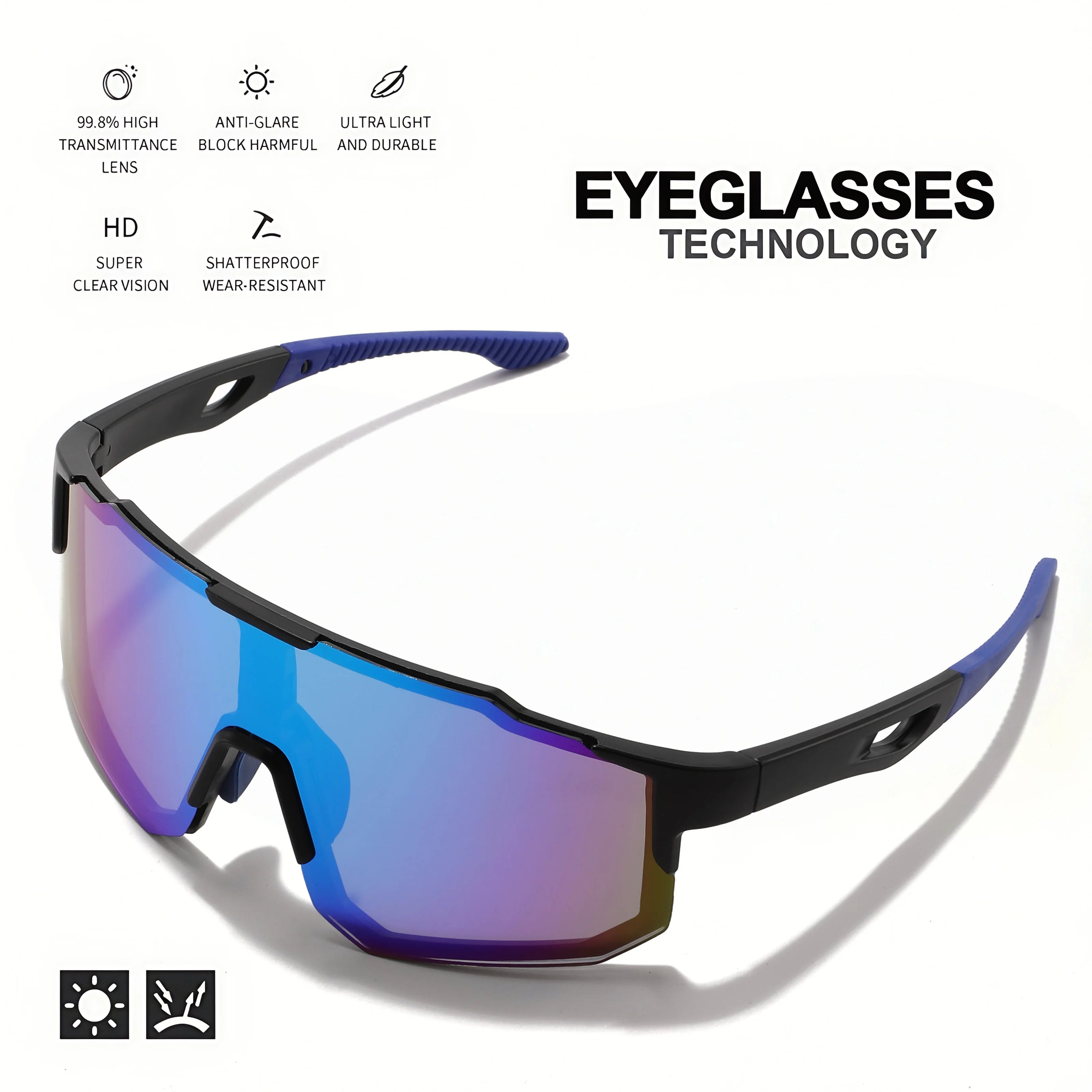 Sports Sunglasses - Wraparound Design