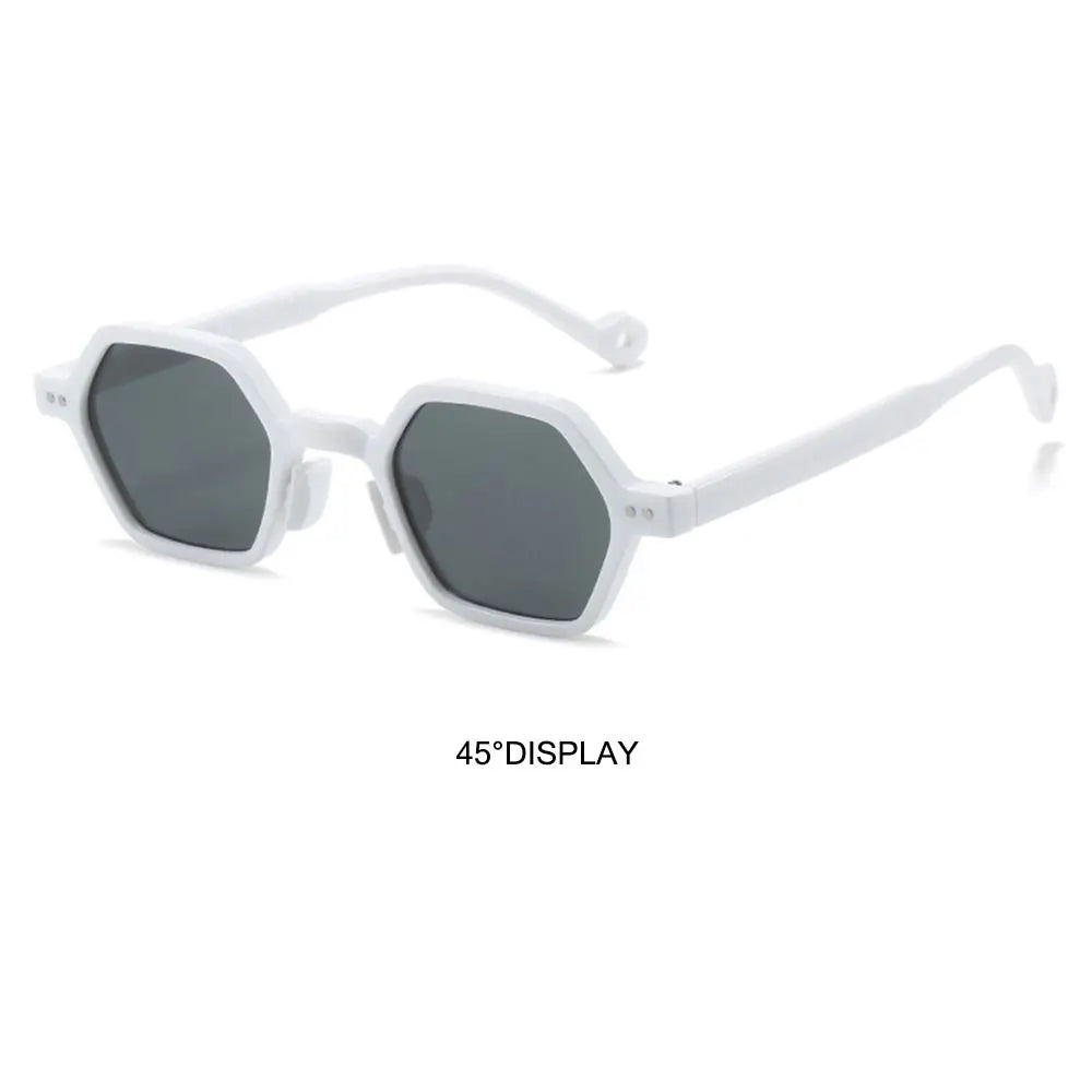 Vintage Polygon Square Sunglasses