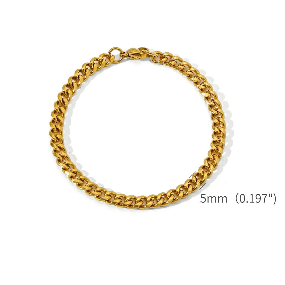 Simple Cuban Bracelet