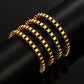 Gold Square Box Chain Necklace