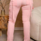Flared Cargo Pants Drawstring Pants