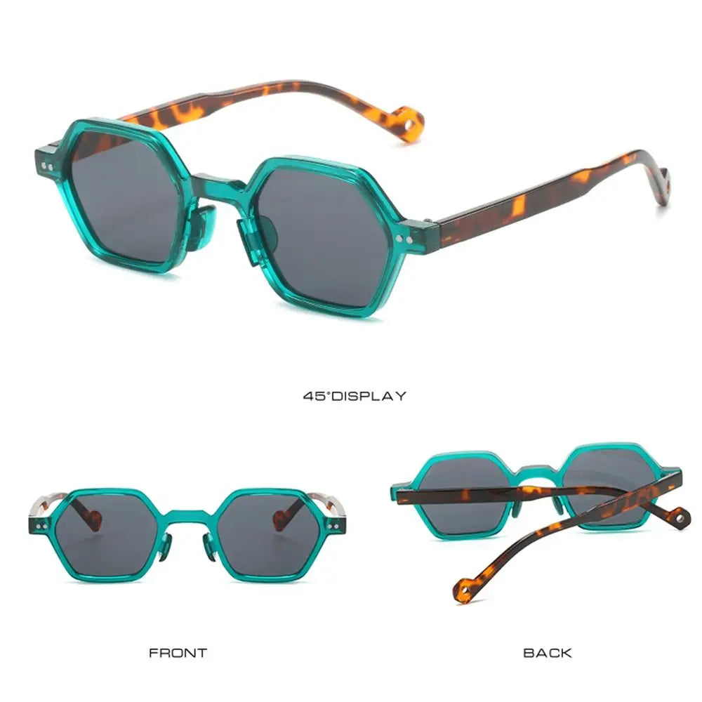 Vintage Polygon Square Sunglasses