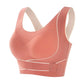 Sports Bra With Front Adjustable Buckle Wireless & Padded