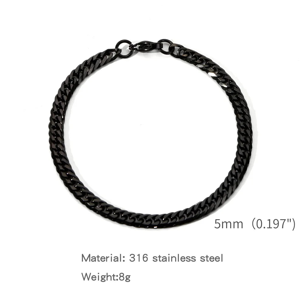 Simple Cuban Bracelet