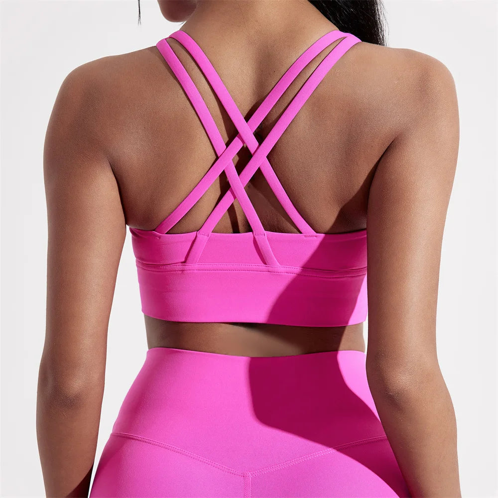 Double Cross Back Fitness Yoga Set