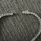 14K White Gold Tennis Chain