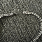 14K White Gold Tennis Chain