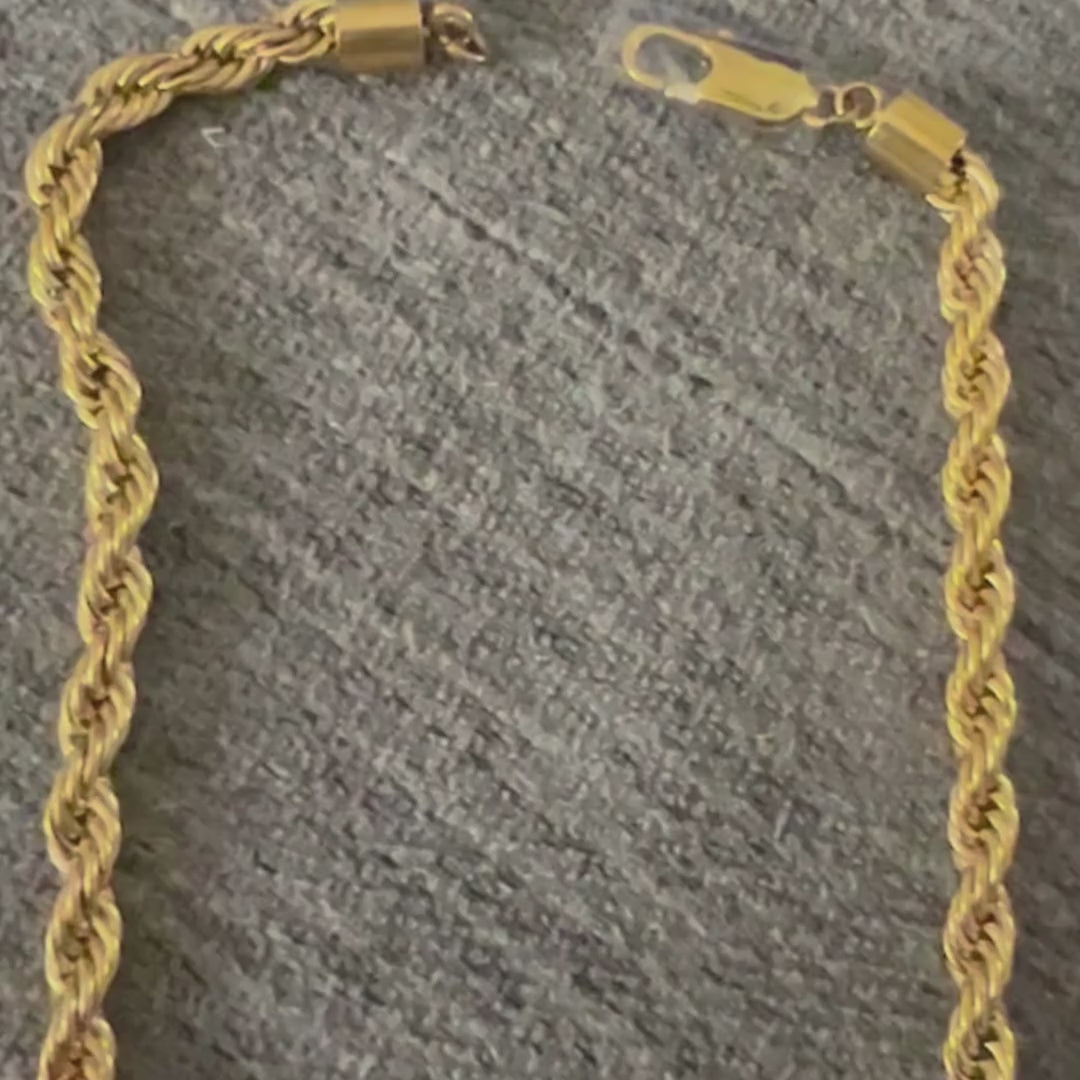 6mm Rope Chain 14k