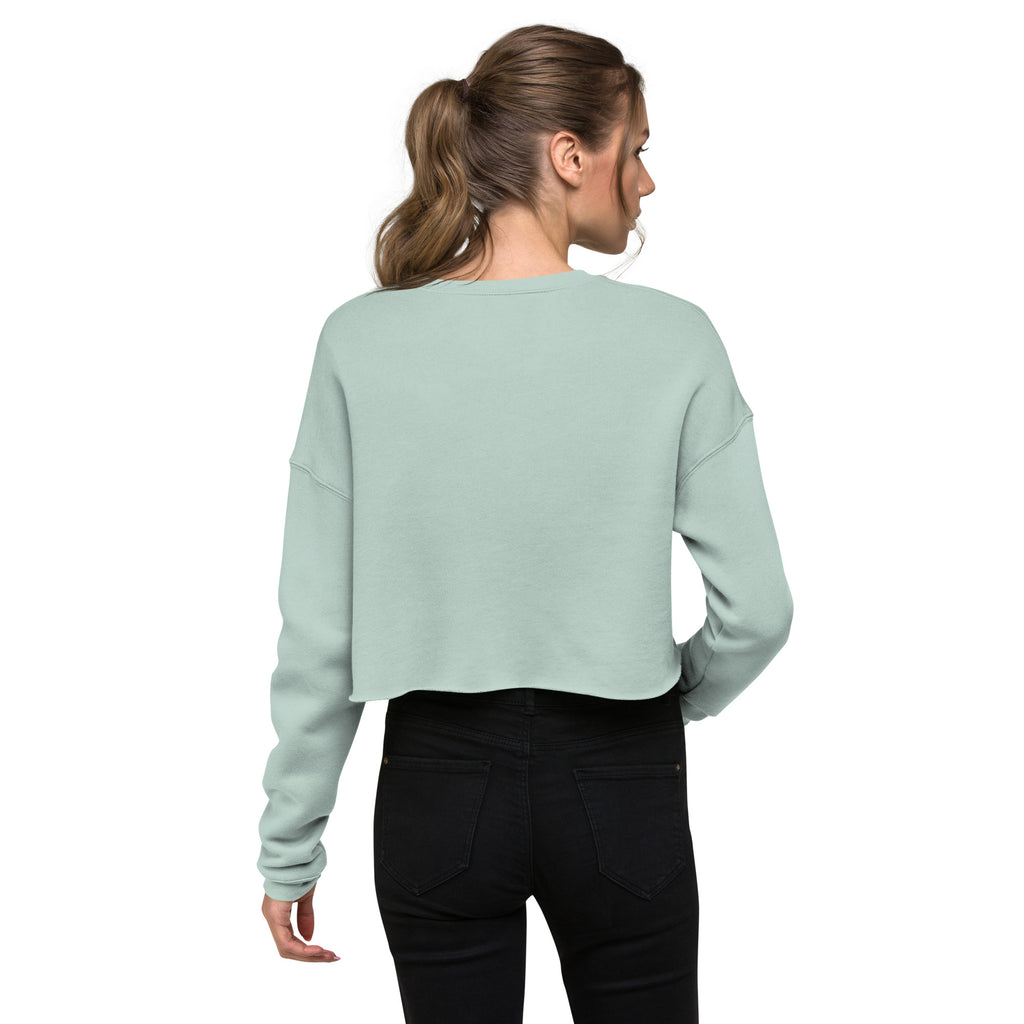 Know Your Worth Crop Top Sweatshirt