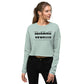 Know Your Worth Crop Top Sweatshirt