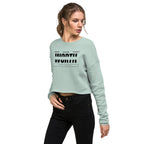 Know Your Worth Crop Top Sweatshirt