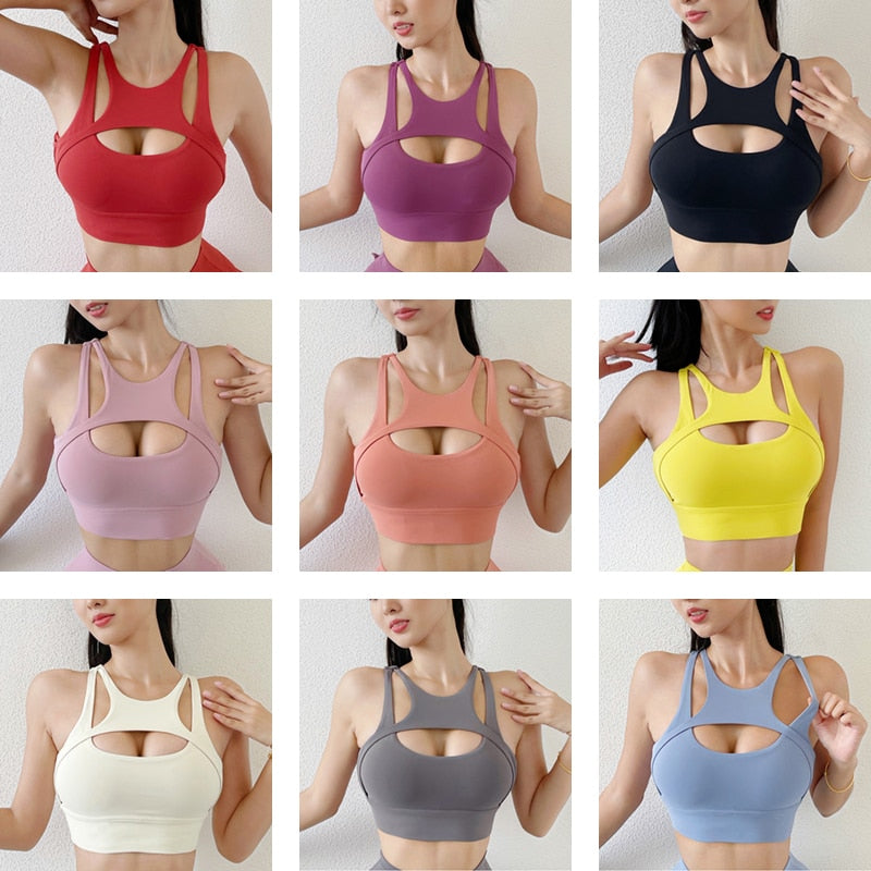 Women's sports bras, Fitness Crop Tops
