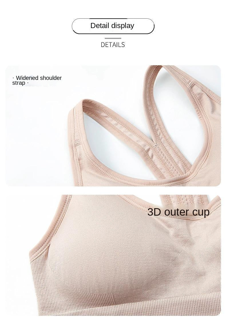 Corset Push Up Sports Bra