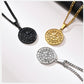 Layered Necklaces With Compass Pendant