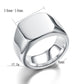 Simple Wide Panel Ring