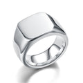 Simple Wide Panel Ring
