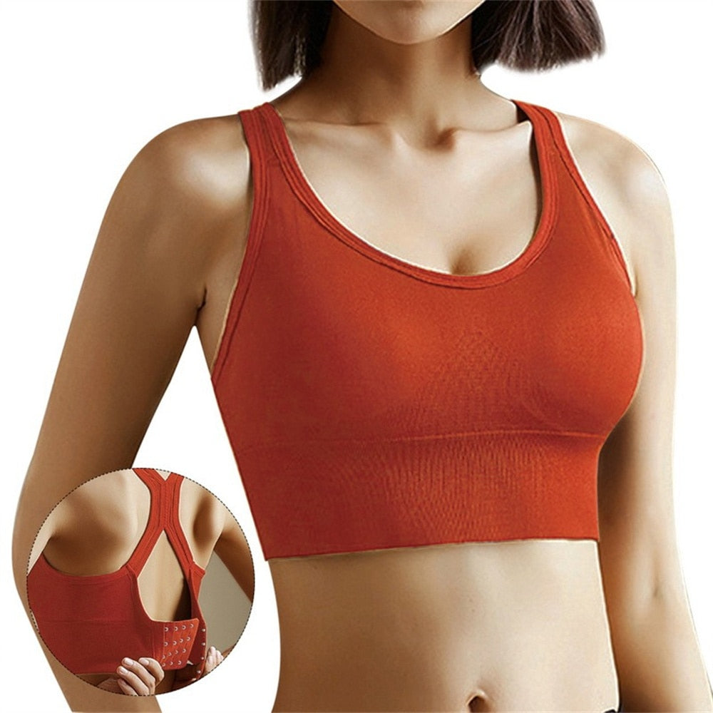 Corset Push Up Sports Bra