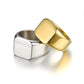 Simple Wide Panel Ring