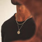 Layered Necklaces With Compass Pendant
