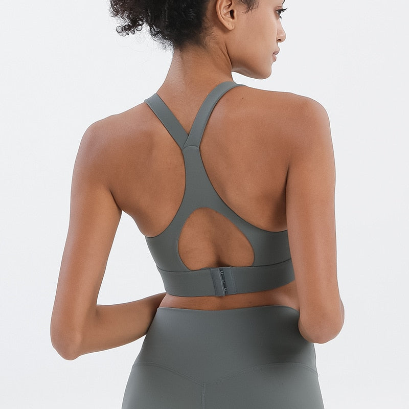 Shockproof Push Up Fitness Sports Bra