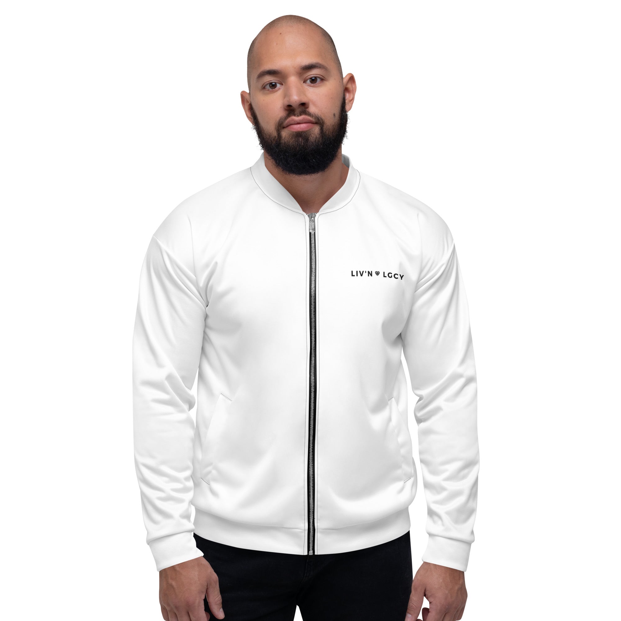 Off White Liv'n Legacy Bomber Jacket