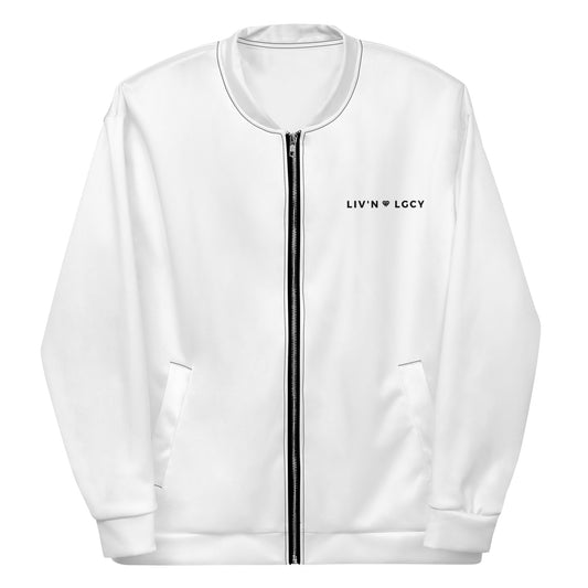 Off White Liv'n Legacy Bomber Jacket