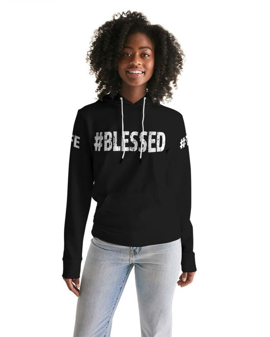 Uniquely You Womens Hoodie - Pullover Hooded Sweatshirt - Graphic/Blessed Life