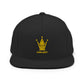 Golden Jet Black Emblem Snapback Hat